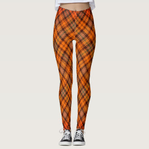 karierte Muster Leggings