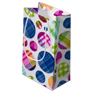 Karierte Polka Dots Kleine Geschenktüte