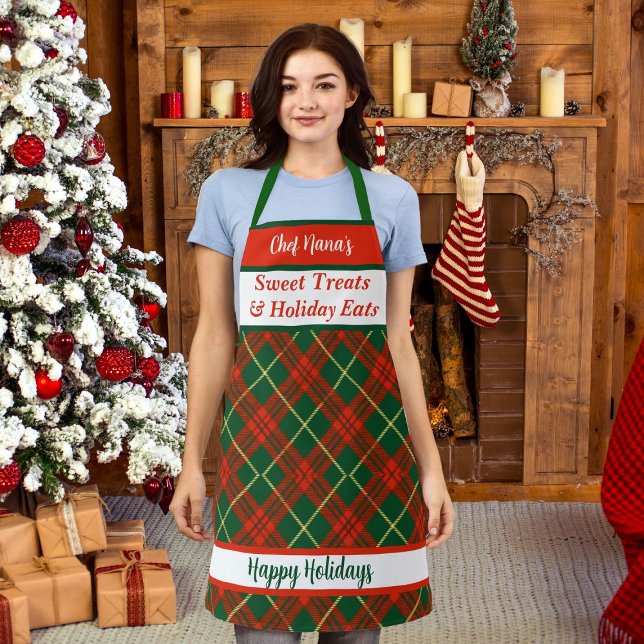 Karierte Schürze "Sweet Leckereien" (Von Creator hochgeladen)