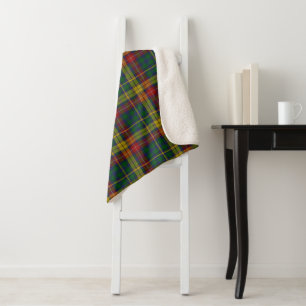 Karierte Sherpa Decke Buchanans Sherpadecke