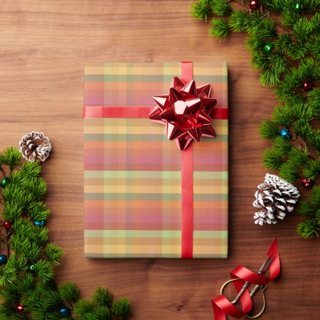 KARIERTE SOAS GESCHENKPAPIER (Feiertagsgeschenk)