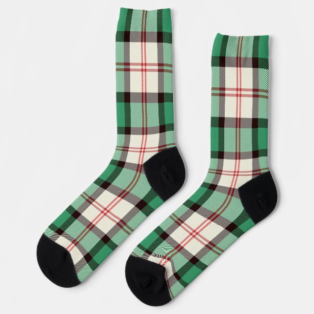 Karierte Socken (Linkes Detail)
