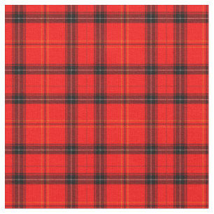Karierte Stoffe aus schwarz und rot (Tartan)