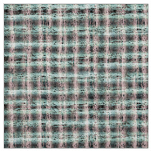 karierte Tartan kariert türkisfarben Stoff