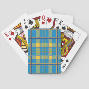 karierte Tartan-Spielkarten Spielkarten