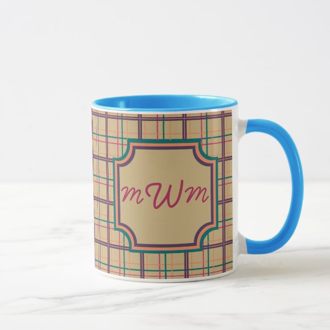 Karierte Tasse im Sommer (Rechts)