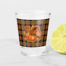 Karierte und ernährungsbedingte Bouquet Schnapsglas