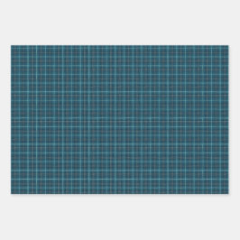 Karierte Wrapping Paper Sheets Geschenkpapier Set
