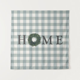 Karierte ZUHAUSE Farmhouse Gingham Country Stilvol Wandteppich