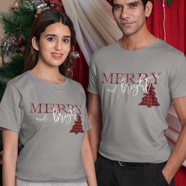 Karierter Baum vom roten Buffalo T-Shirt (Von Creator hochgeladen)