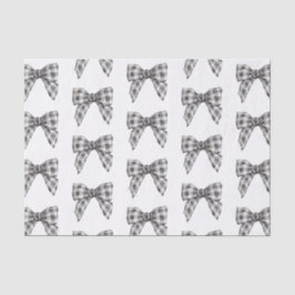 Karierter Büffel in Wasserfarbe Schwarz und Weiß Seidenpapier