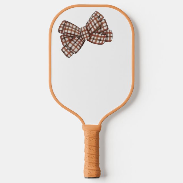 Karierter Bugschwamm Pickleball Schläger (Vorderseite)