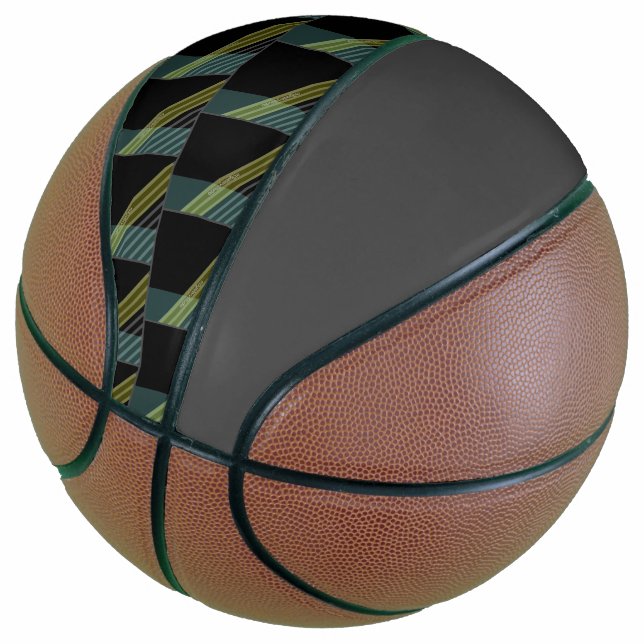 KARIERTER BULLET-Basketball | m3galleryStudio Basketball (angewinkelt)