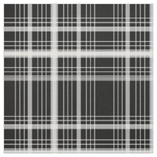 Karierter Karo für Schwarz-Grafik Stoff