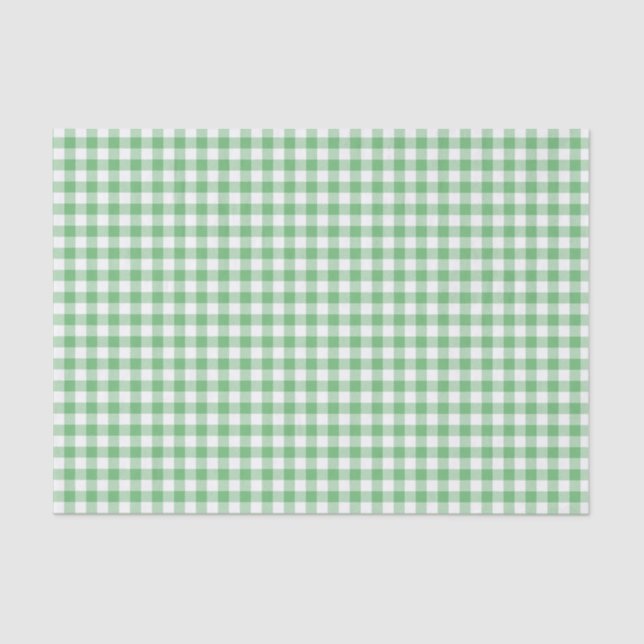 Karierter Karo Gingham Seidenpapier (Vorderseite)