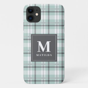 Karierter Monogramm-Tartan Case-Mate iPhone Hülle