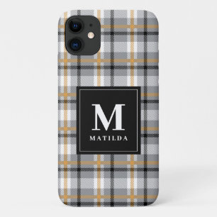 Karierter Monogramm-Tartan Case-Mate iPhone Hülle