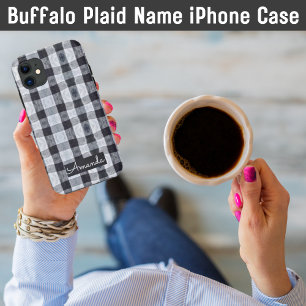 karierter Name des Büffels Case-Mate iPhone Hülle