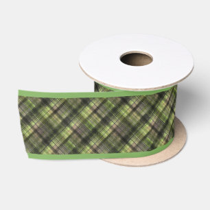 Karierter schottischer Tartan-Klassiker Satinband