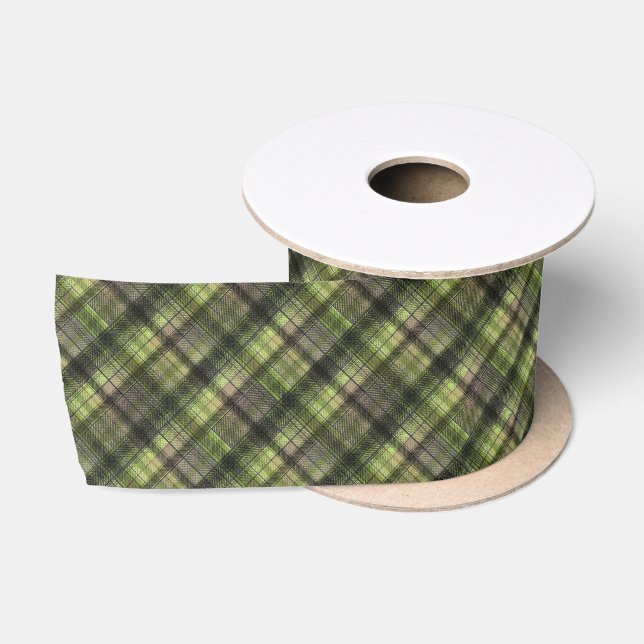 Karierter schottischer Tartan-Klassiker Satinband (Spule)