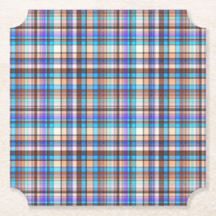 Karierter Stoff-Karo-Druckmuster-57688 Untersetzer