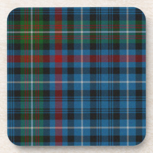 Karierter Untersetzer Green und Red Tartan