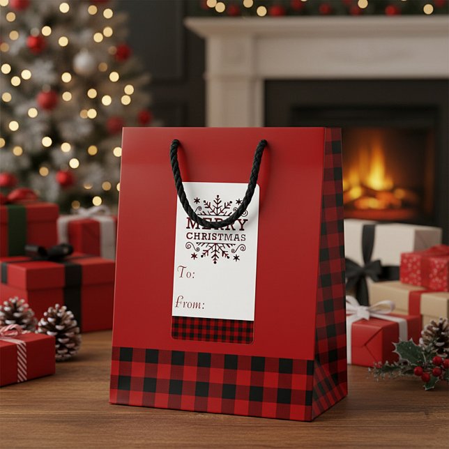 Karierter Weihnachts-Schneeflocken (Von Creator hochgeladen)