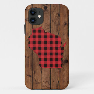 Karierter Wisconsin Telefon-Kasten Paul Bunyan iPhone 11 Hülle
