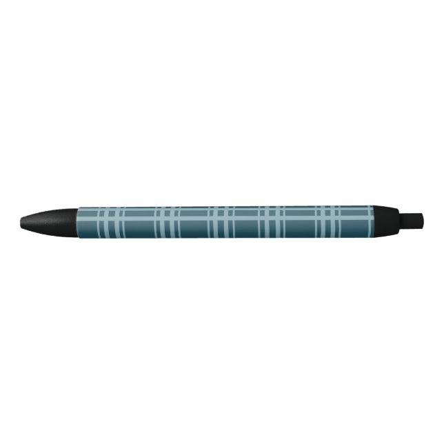 Kariertes Blau Kugelschreiber (Vorderseite)
