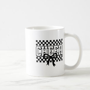 Kariertes Cheer Cheerleading für Cheerleader Jugen Kaffeetasse