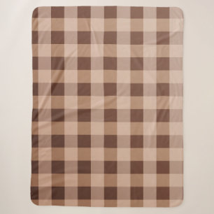 Kariertes Decke Sherpadecke