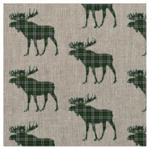 Kariertes Elchgewebe Kapbretonischen Tartan Stoff
