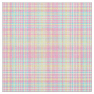 Kariertes Fabric-Pastel Baby Blends 01 Stoff