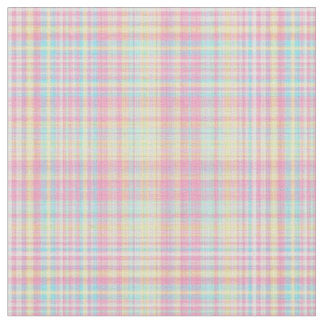 Kariertes Fabric-Pastel Baby Blends 01 Stoff