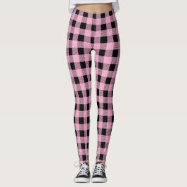 Kariertes Farbmuster Leggings