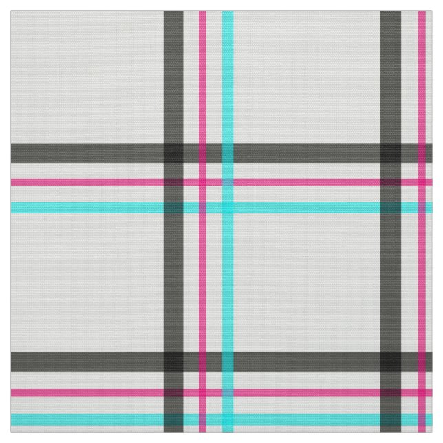Kariertes Fenstergitter-Muster Stoff (Muster)
