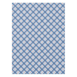Kariertes Filmtablett Rot Blau 4. Juli Tischdecke