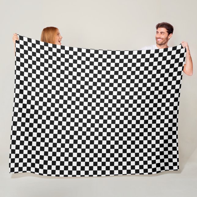 Kariertes Fleece-Decke Fleecedecke (Beispiel)