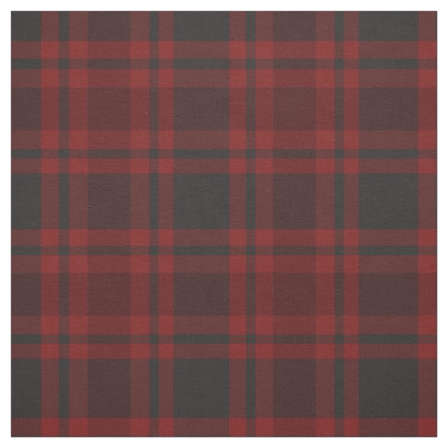Kariertes Gewebe aus rotem und grauem Tartan  Stoff (Muster)