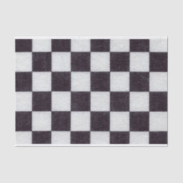 Kariertes Gewebe Seidenpapier