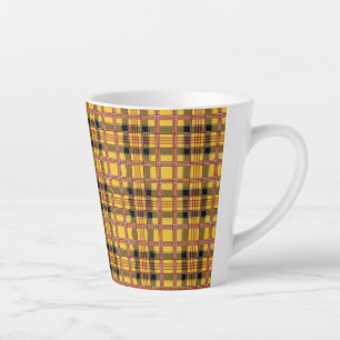 Kariertes Gewebe Textur Braune Streifen-52628 Milchtasse