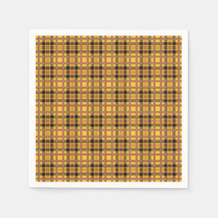 Kariertes Gewebe Textur Braune Streifen-52628 Serviette