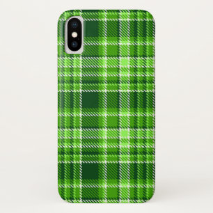 Kariertes grüne Farbmuster Case-Mate iPhone Hülle