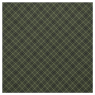 kariertes Grunge Black Khaki Grünes Muster der 90e Stoff