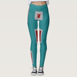 kariertes Hosenoutfit Leggings