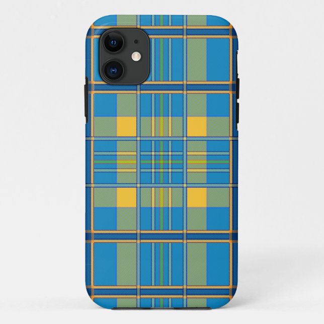 kariertes Mobiltelefon Case-Mate iPhone Hülle (Rückseite)