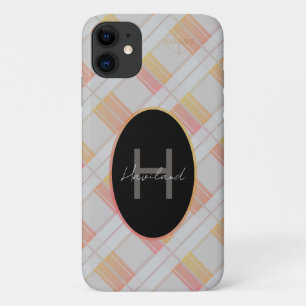 Kariertes Monogram iPhone Case HAMbWG