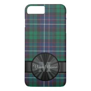 Kariertes Monogramm aus blau-grün-tartan title_seo2