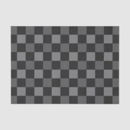 Kariertes Muster aus schwarzem und grauem Tartan Seidenpapier