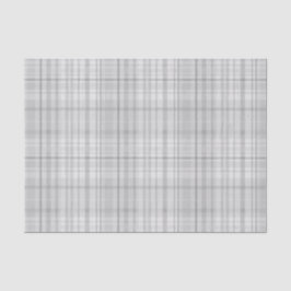 Kariertes Muster aus weißem und grauem Tartan Seidenpapier